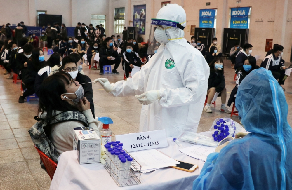 Gần 1.500 người từ Cẩm Giàng, Hải Dương về Hà Nội âm tính với SARS-CoV-2
