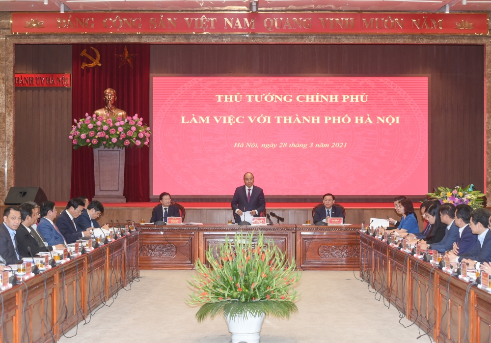 Thủ tướng Nguyễn Xuân Phúc: Môi trường sống Hà Nội cần hướng đến các tiêu chuẩn OECD