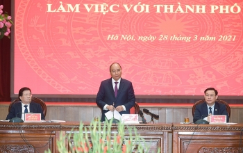 thu tuong nguyen xuan phuc moi truong song ha noi can huong den cac tieu chuan oecd