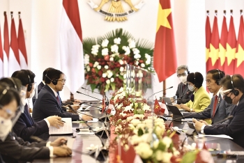 Thủ tướng Phạm Minh Chính hội đàm với Tổng thống Indonesia, định hướng quan hệ Đối tác Chiến lược giữa hai nước Thủ tướng Phạm Minh Chính hội đàm với Tổng thống Indonesia, định hướng quan hệ Đối tác Chiến lược giữa hai nước