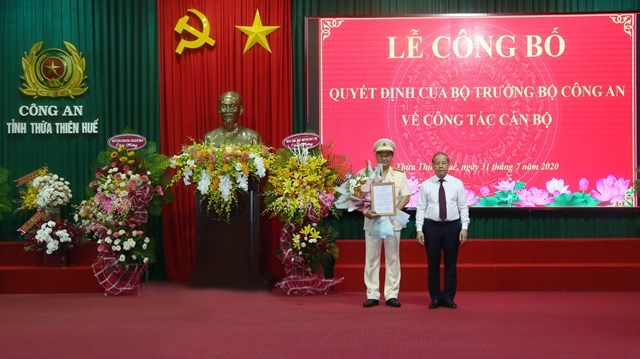 Chân dung Thượng tá Nguyễn Thanh Tuấn - tân Giám đốc Công an tỉnh Thừa Thiên - Huế