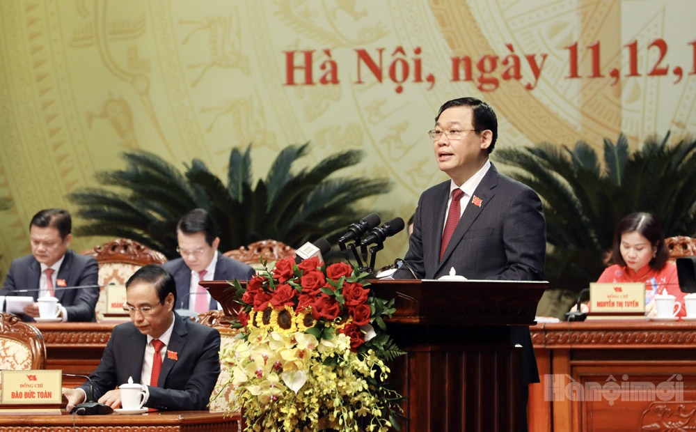 Ông Vương Đình Huệ tái đắc cử Bí thư Thành uỷ Hà Nội với số phiếu tuyệt đối