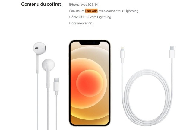 iPhone 12 chỉ được bán kèm tai nghe duy nhất ở Pháp
