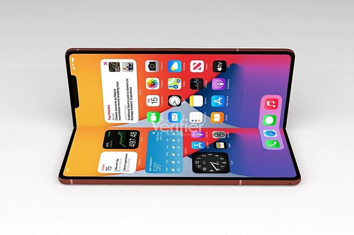 iPhone màn hình gập chạy hệ điều hành iPadOS ra mắt vào năm 2022