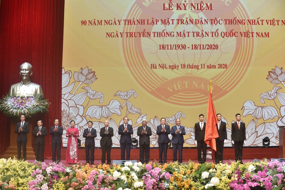 Mít tinh kỷ niệm 90 năm ngày truyền thống Mặt trận Tổ quốc Việt Nam