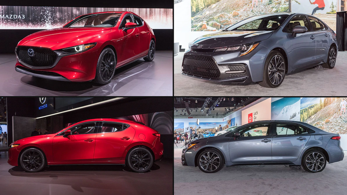 Xe hạng C: Mua Toyota Corolla Altis hay Mazda3 chơi Tết?
