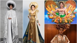 Loạt trang phục dân tộc của người đẹp Việt trong các cuộc thi nhan sắc thế giới