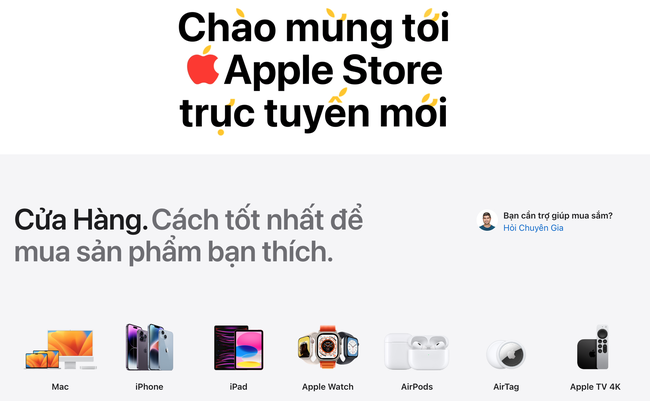 Cửa hàng trực tuyến Apple ở Việt Nam vừa ra mắt sáng nay có gì hot?  ảnh 1