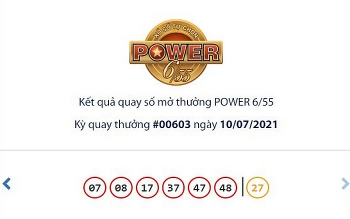 Kết quả Vietlott Power 6/55 ngày 13/7: Tìm chủ nhân cho giải thưởng 32 tỉ