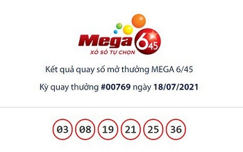 Kết quả xổ số Mega 6/45 ngày 21/7: Hơn 15 tỷ chờ chủ nhân