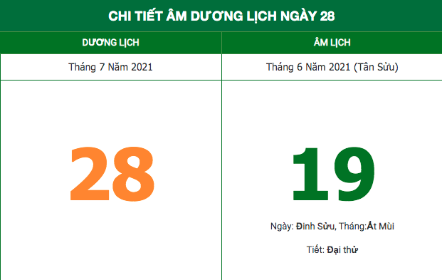 Những việc không nên làm trong ngày 19/6 Âm lịch (28/7/2021)