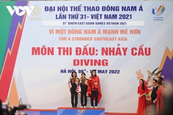 Đoàn Thể thao Việt Nam có huy chương đầu tiên tại SEA Games 31