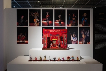 Nghệ thuật Hát Bội Việt Nam đang được triển lãm tại Hàn Quốc