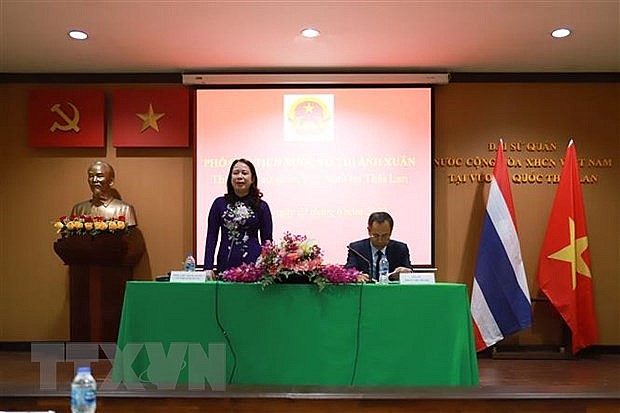 Phó Chủ tịch nước Võ Thị Ánh Xuân thăm ĐSQ Việt Nam tại Thái Lan | Chính trị | Vietnam+ (VietnamPlus)