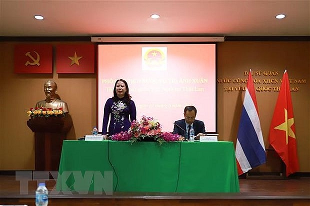 Phó Chủ tịch nước Võ Thị Ánh Xuân thăm Đại sứ quán Việt Nam tại Thái Lan