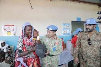 Những hoạt động nhân đạo ý nghĩa của Đội Công binh Việt Nam tại Abyei