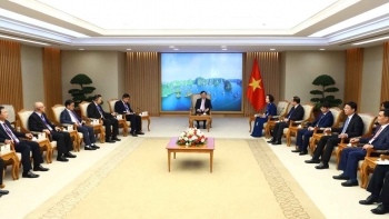 Phó Thủ tướng Thường trực Phạm Bình Minh tiếp xã giao Trưởng các đoàn dự Hội nghị ACCSM 21