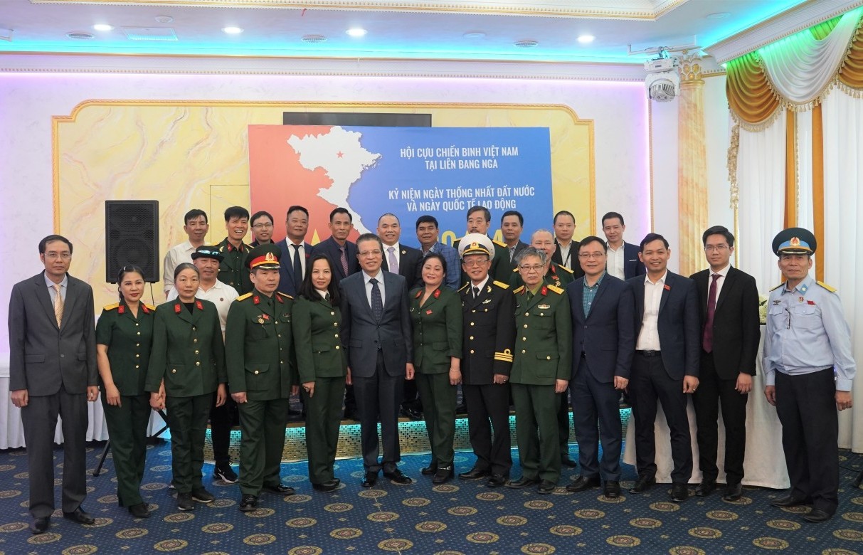 Hội Cựu chiến binh Việt Nam tại Nga kỷ niệm 47 năm ngày Thống nhất đất nước