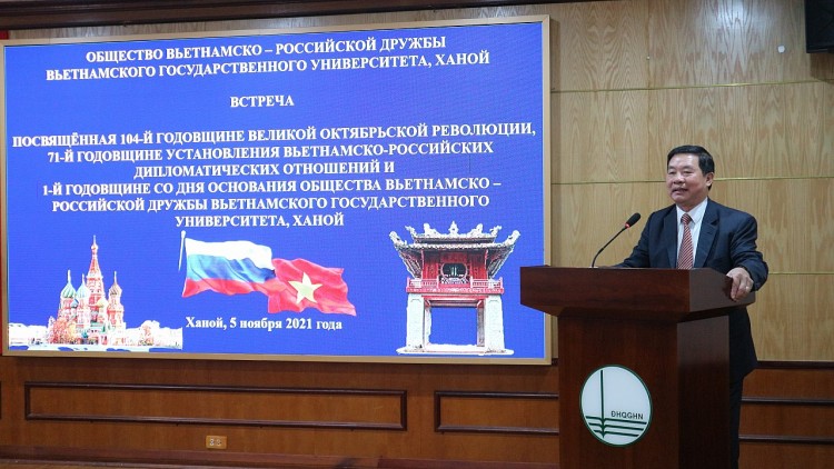 Lễ Mít tinh kỷ niệm 104 năm Cách mạng Tháng mười Nga và 71 năm quan hệ hữu nghị Việt – Nga