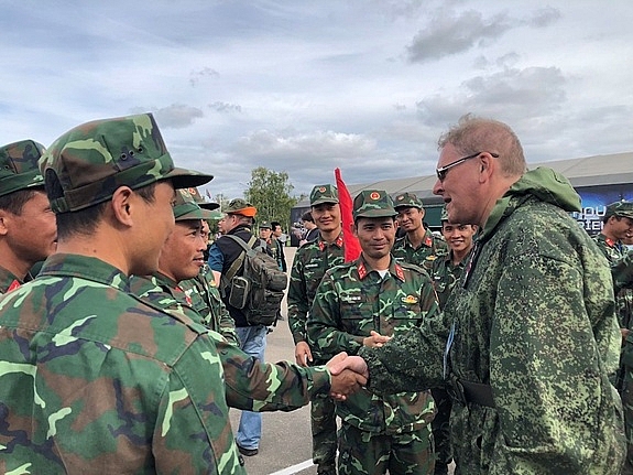 army games 2019 doi tuyen xe tang viet nam gianh ngoi a quan