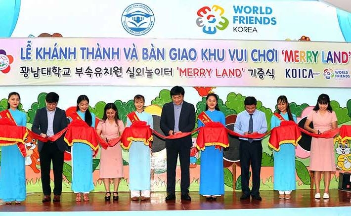 Quảng Nam: Khánh thành khu vui chơi trẻ em trị giá trên 900 triệu đồng do KOICA tài trợ
