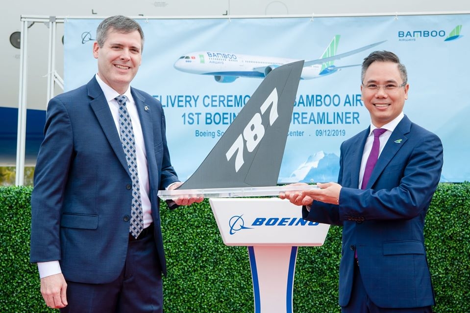 bamboo airways chinh thuc nhan boeing 787 9 dreamliner tai my