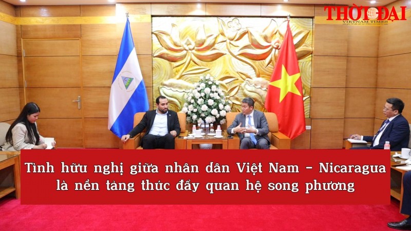 Chủ tịch VUFO tiếp Đại sứ Nicaragua tại Việt Nam